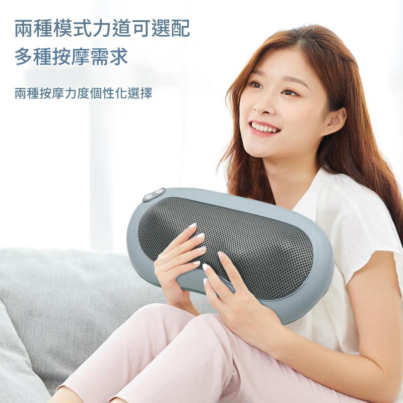 【香港都市人必備】便攜無線頸部加熱腰椎按摩器｜中頻脈衝+45℃熱敷，劏房隱形護腰神器