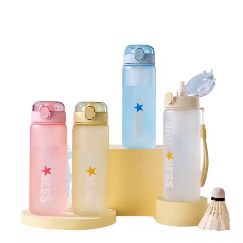 運動便攜提帶彈跳蓋直飲水樽   水樽/水瓶