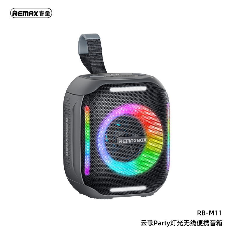 REMAX 雲歌Party燈光無線便攜音箱RB-M11(5W)   ​喇叭