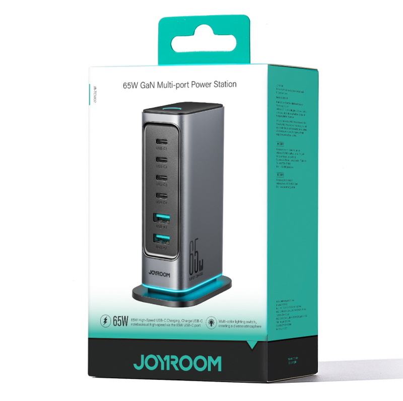 JOYROOM JR-TCM02 65W4C2A桌面適配器英規