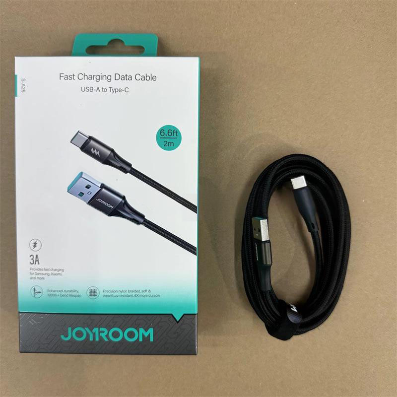 JOYROOM S-A25 光速系列快充數據線 C to C 100W 1.2M 黑色