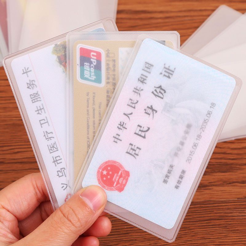 卡套透明磨砂-5個裝  咭套/卡套