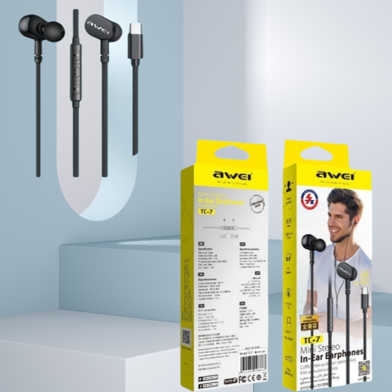 AWEI TC-7 有線耳機 耳筒