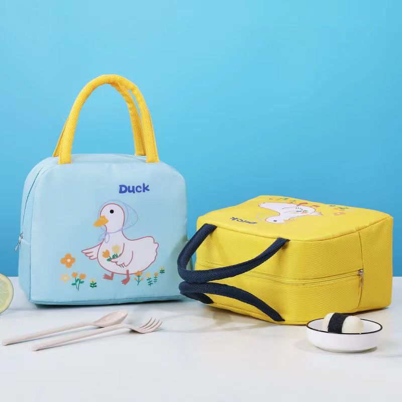 XDD-DUCK 卡通小清新便當保溫袋     飯盒保溫袋/保溫飯袋