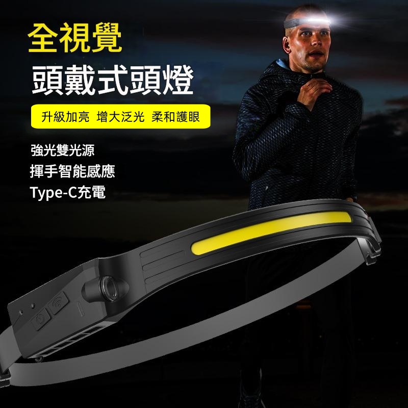 usb充电强光頭戴燈  頭燈/頭戴式電筒