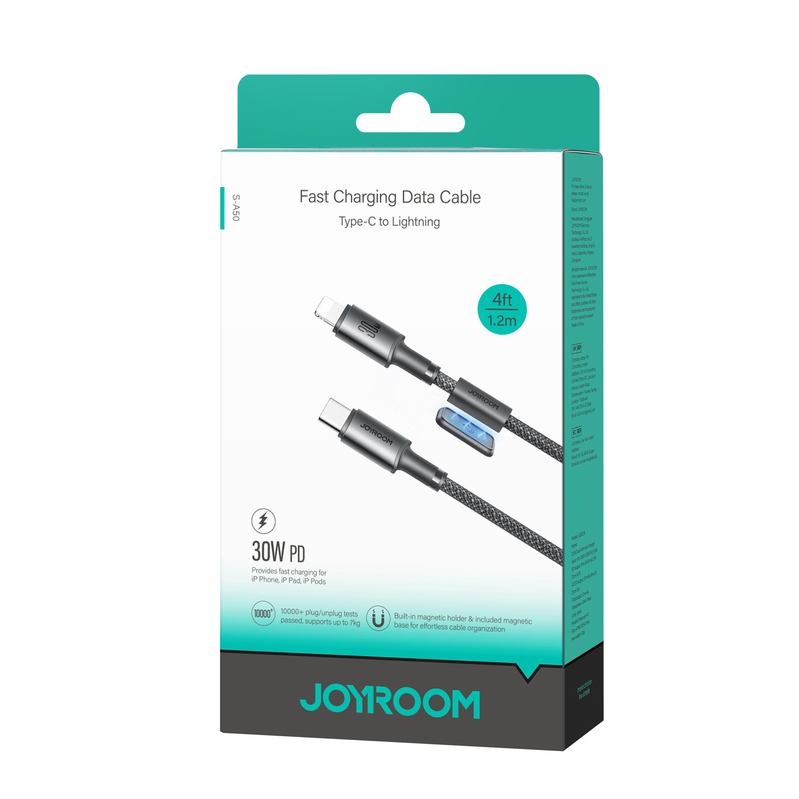 JOYROOM S-UL012A10 非凡系列快充數據線   充電線/傳輸線