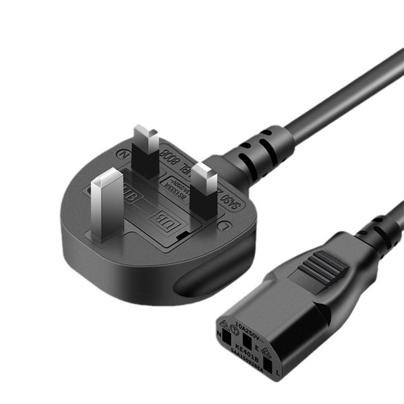 BS英規三孔品字尾纯铜電源線