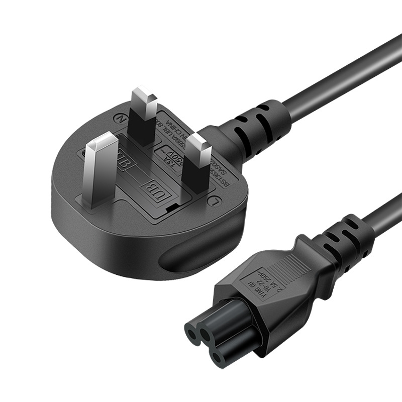 BS英規三孔梅花尾纯铜電源線