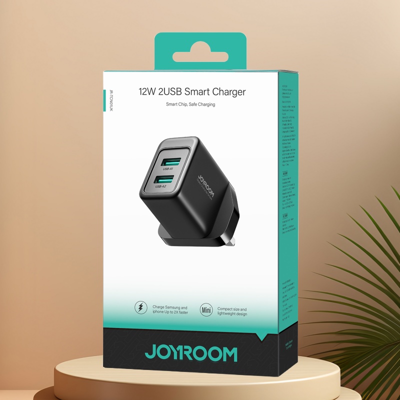 JOYROOM  JR-TCN01 12W 2USB充電器英規 充電器/火牛