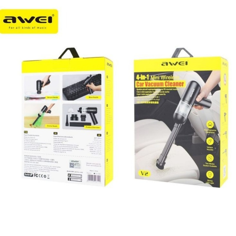 AWEI V2 手持可攜式吸塵器 吸塵機